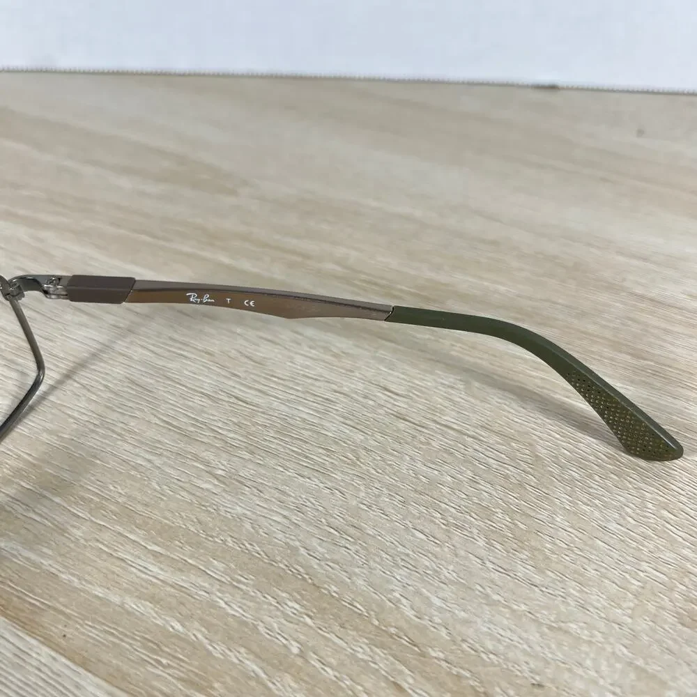 Ray-Ban RB6275 2762 Eyeglasses Gunmetal Light Brown Green 52-17-145